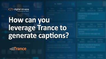 Does Trance support live captioning? | Digital Nirvana