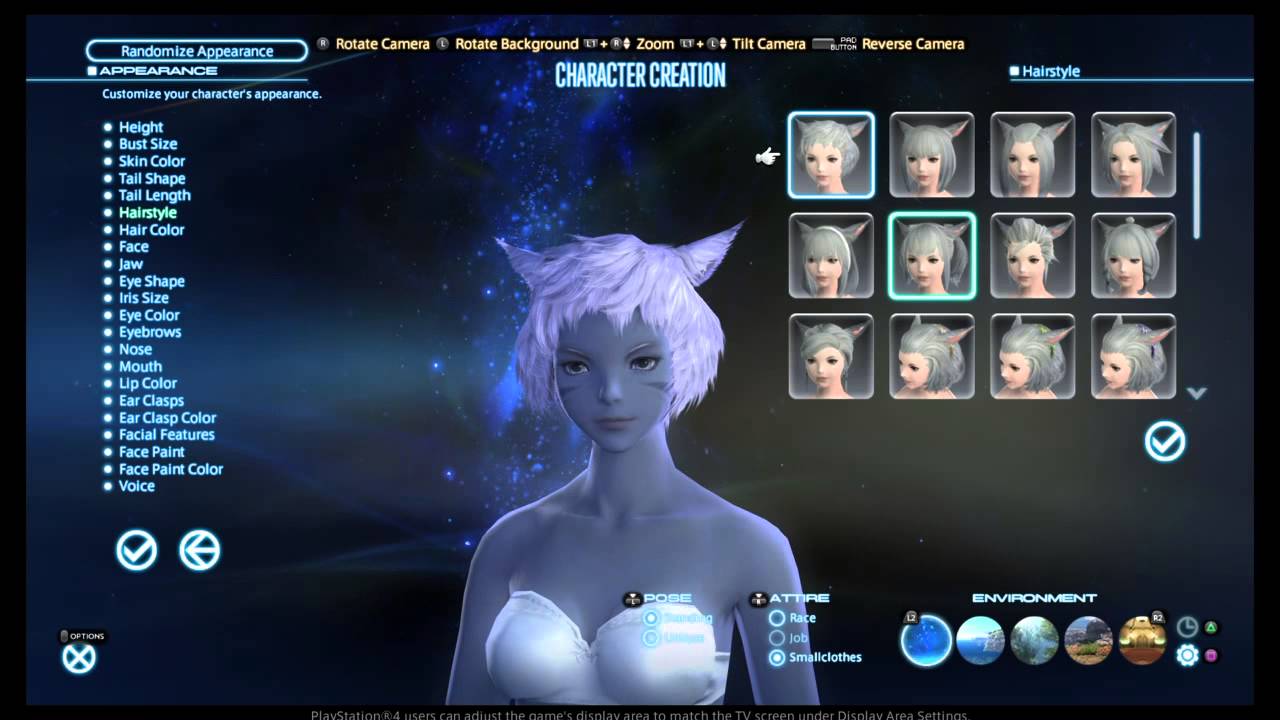 final fantasy xiv character creation female