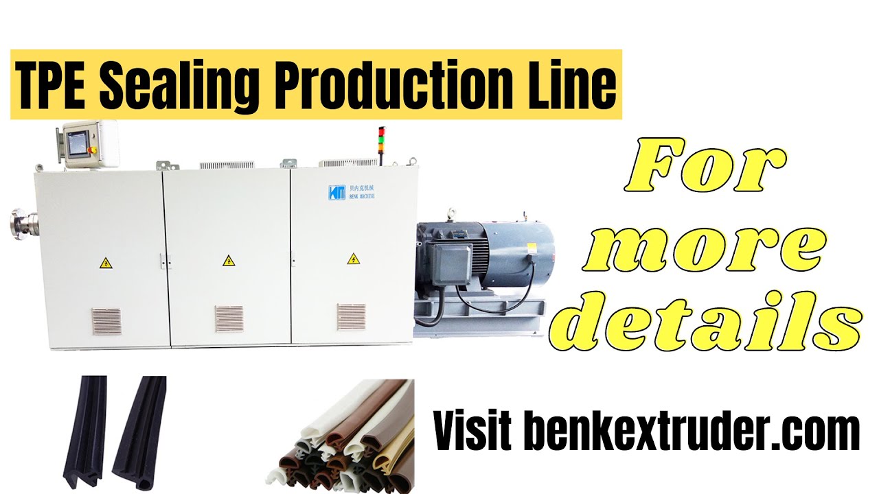 TPE Sealing Production Machine- Экструзионная линия для производства уплотнителя (TPV, TPE