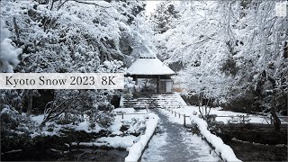 [8K] 京都・雪　2023 Kyoto Snow