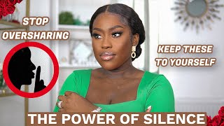 THE POWER OF SILENCE 5 Things YOU should Keep PRIVATE for a HAPPY LIFE LUCY BENSON