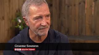 Graeme Souness on BBC South for EB Awareness Week