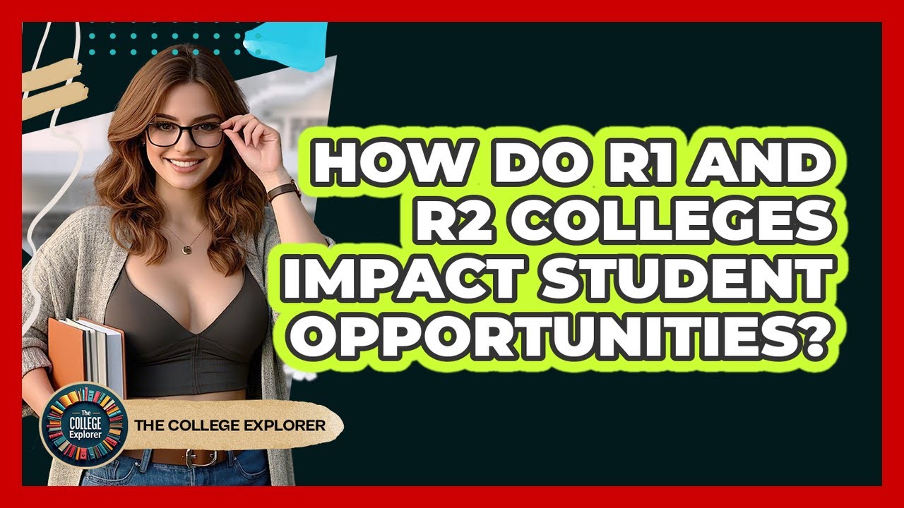 How Do R1 And R2 Colleges Impact Student Opportunities? - The College Explorer