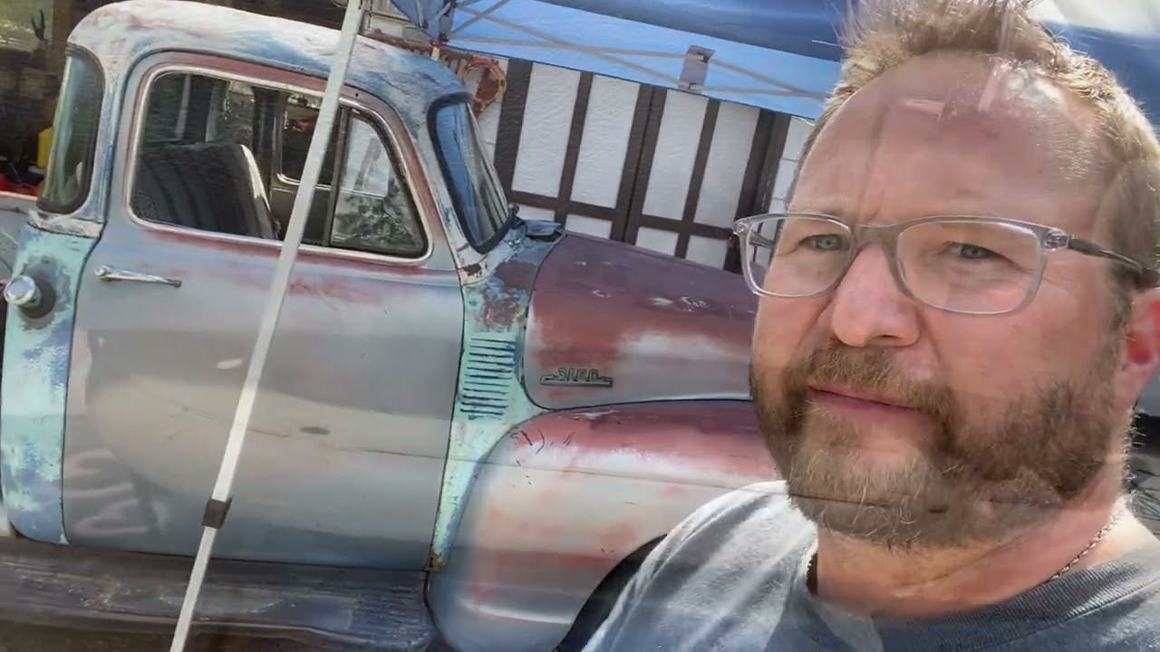 1954 Chevy 3100 seat swap with an OBS Chevy seat