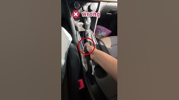 Do not hold down the button when applying the handbrake.#driving #skills #tips #knowledge #fpy