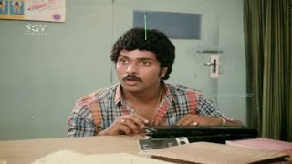 Ravichandran Shocked To Know Wife Talking In Hindi Savira Sullu Kannada Movie Scene Radha