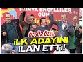 Özgür Özel ilk belediye başkan adayını ilan etti!