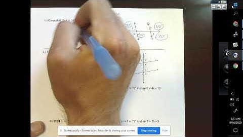Parallel Lines and Transversals Notes Walkthrough