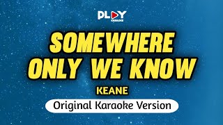 Keane - Somewhere Only We Know (Karaoke Version)