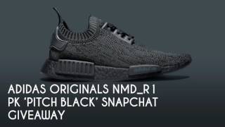 adidas nmd r1 pk pitch black