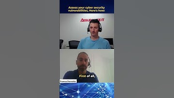 Assess your cyber security vulnerabilities, Here