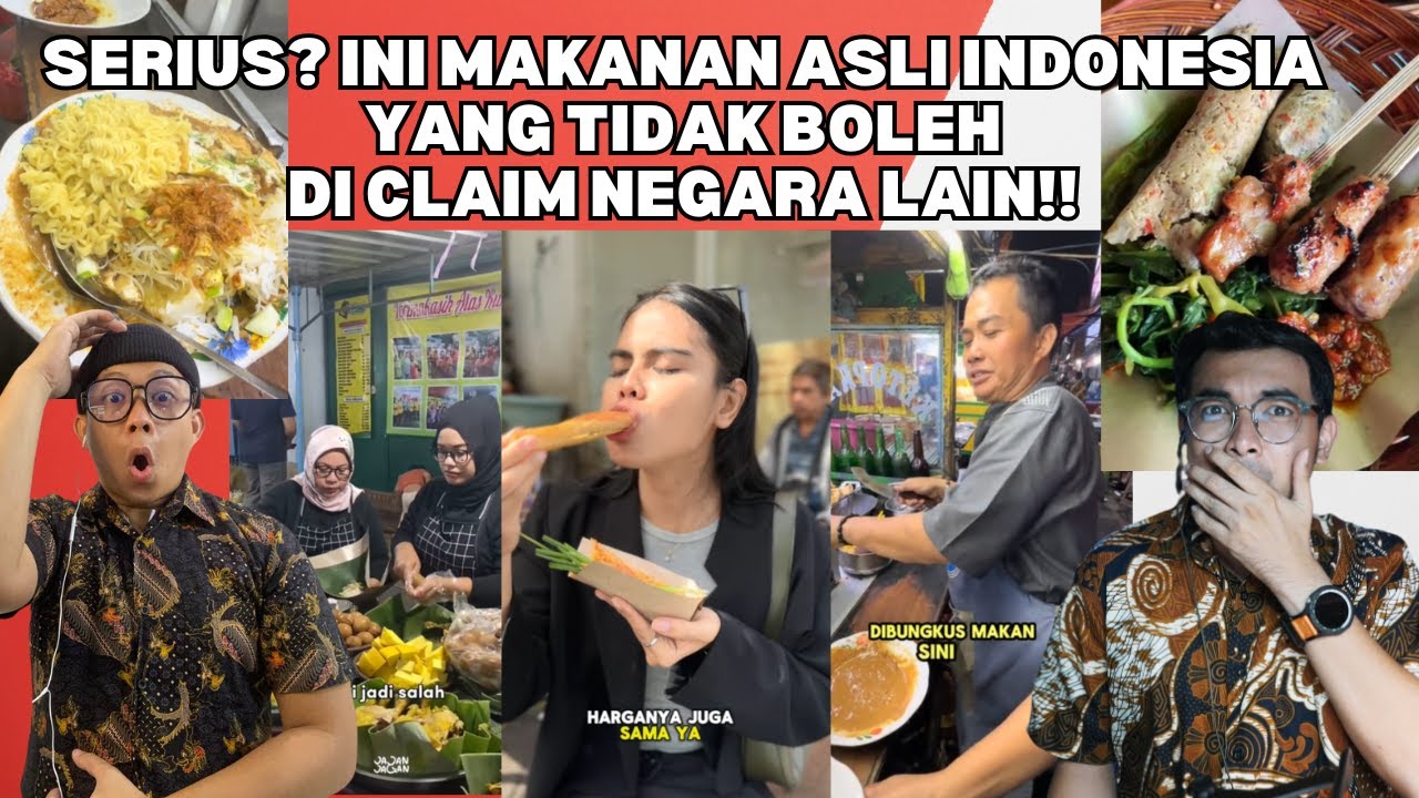 Serius? ini Makanan asli indonesia yang tidak boleh di claim negara lain!!
