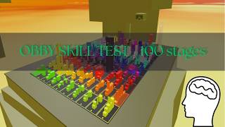 OBBY SKILL TEST - 100 stages TAS SHOWCASE