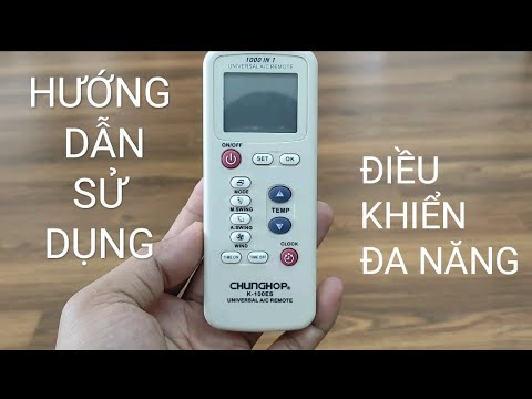 Video Hướng dẫn sử dụng điều khiển đa năng - youtube