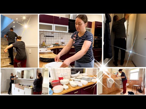 Видео: И снова мы в нашем доме/ раскладываю посуду/ помыли первый этаж/ почти готовы к переезду