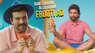 Ram Charan & Allu Arjun Frooti Ad | RRR | Mega Power Star, Icon Star | Telugu Tonic screenshot 3