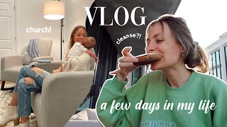 a few days VLOG: church, finances chat, &amp; attempting a cleanse