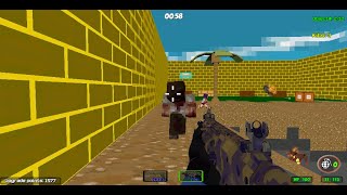 Blocky Combat Swat: Offline - (35HP) - Best Minecraft Games - Zombie - FPS - Shooting - Crazy Gamess screenshot 1