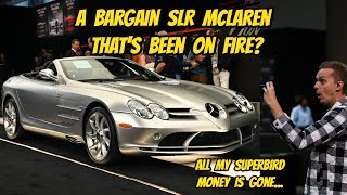 Buying the cheapest Mercedes McLaren SLR roadster EVER, with previous fire damage?
