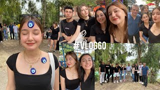 OKUL ile İLK ve SON KAHVALTİMİZ 🌸 (bolca dedikodu) #vlog60 25/04/24