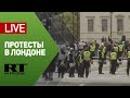 В Лондоне протестующие собираются на акцию против «осквернения памятников» — LIVE