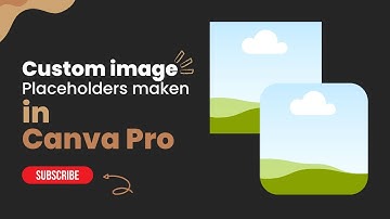 Maak je eigen frames (custom image placeholders) in Canva Pro