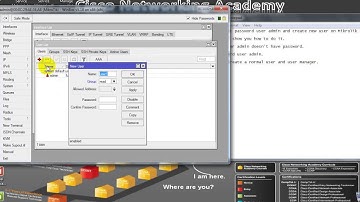 MikroTik Router | create user and set password [part3]