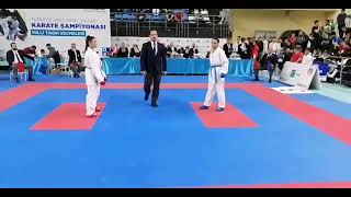 2022 Türkiye Ümit,Genç,-21 Yaş Altı Karate Şam.sakarya-21 Yaş Bayan Kumite -50 Kg.bronz Müsabakası.