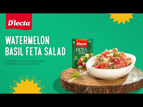 Watermelon Basil Feta Salad