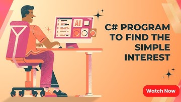 Calculate Simple Interest in C# || Step-by-Step Programming Tutorial