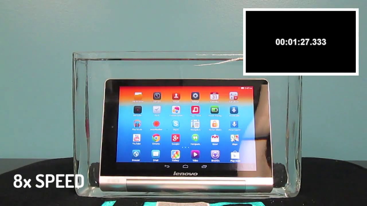 Tablet Submersion Protection through Waterproof Device Coatings for Electronics