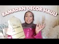 RAMADAN DECOR HAUL | Aysha Harun