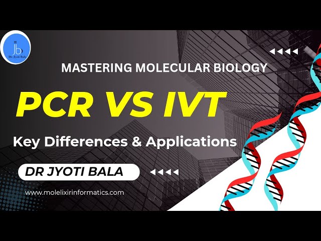 PCR vs. In Vitro Transcription: Differences and Applications Mastering Molecular Biology: PCR vs IVT