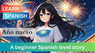 Año Nuevo | Improve your Spanish with a story | Spanish for Beginners | Spanish A1 - A2