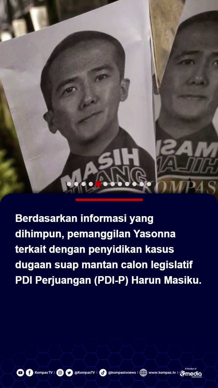 KPK Panggil Eks Menkumham Yasonna Laoly, Terkait Kasus Apa? #kpk #korupsi #harunmasiku