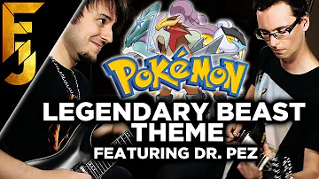 Pokémon Gold/Silver/Crystal - Legendary Beast Theme (feat. Dr. Pez) Guitar Cover | FamilyJules