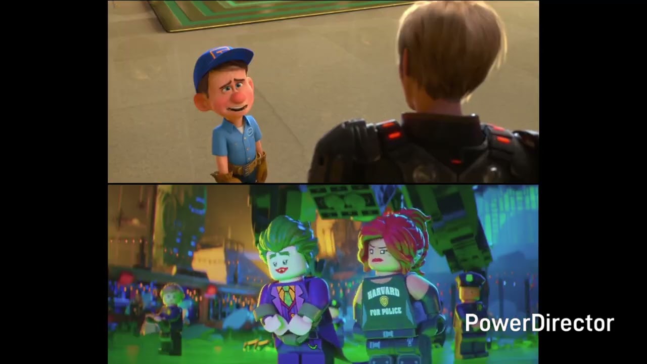 Wreck-It Ralph & The Lego Batman Movie Playing All At Once