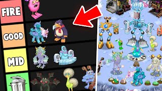 Cold Island TIER LIST! (My Singing Monsters)