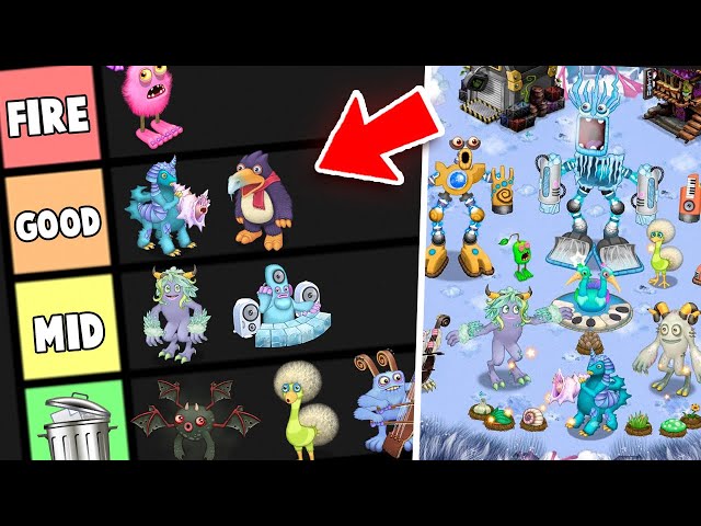 Cold Island TIER LIST! (My Singing Monsters) 