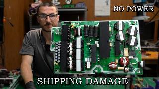 Celebrity Samsung QN83S90D No Power After Replacement? Shipping-Damaged Power Board Repair Wealth