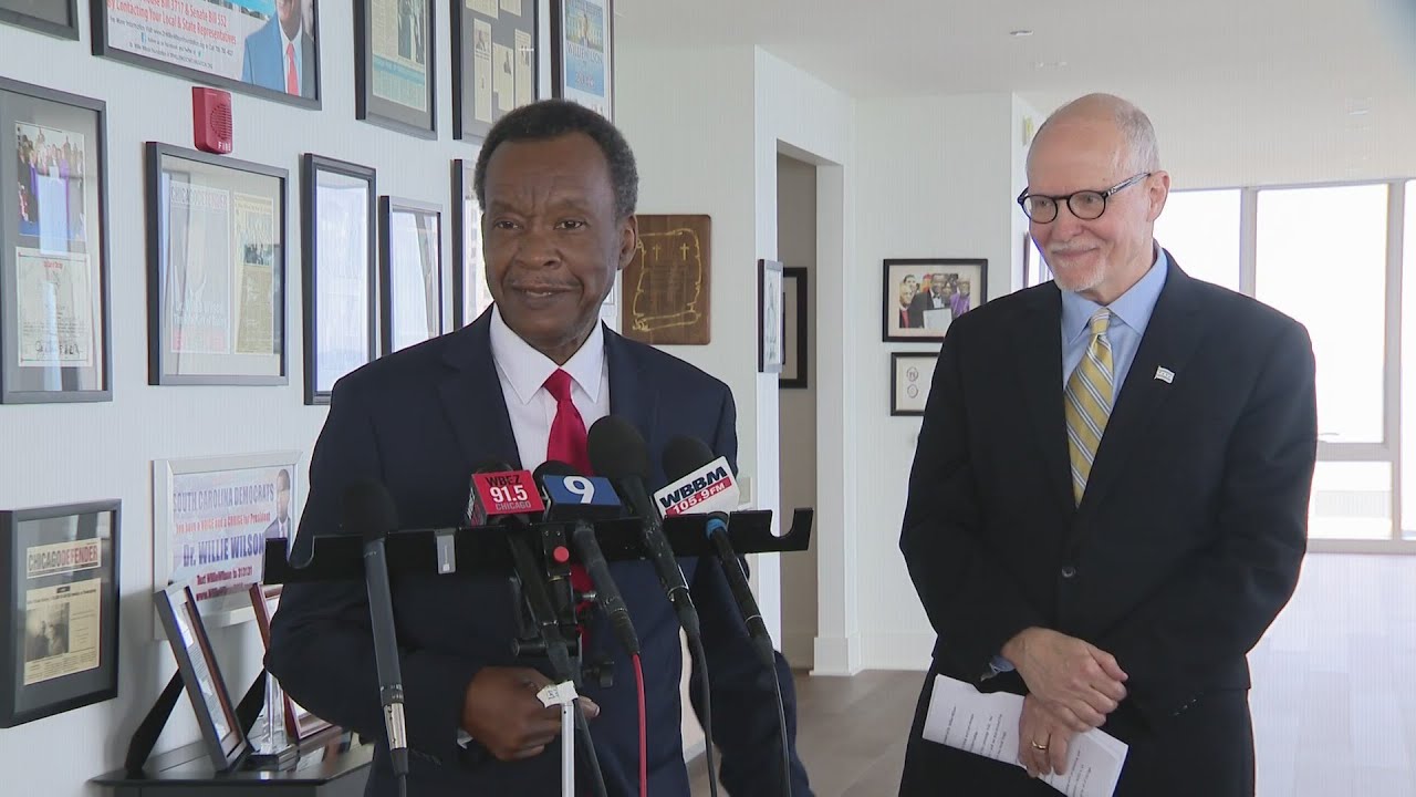 Willie Wilson endorses Vallas, SEIU Local 1 endorses Johnson 