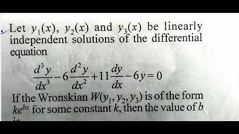 IIT JAM mathematics 2016 Differential equation | ODE solution 2016 |NAT type question |