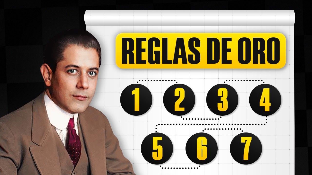 Ganando fácilmente 'sin hacer nada' (7 reglas de Capablanca)