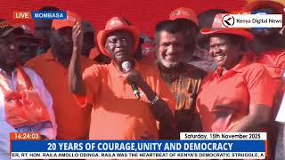 Famous Oburu Odinga's POWERFUL Speech at ODM@20 Celebrations Net Worth
