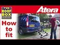 Atera strada dl 2015  how to fit  tow ball bike carrier