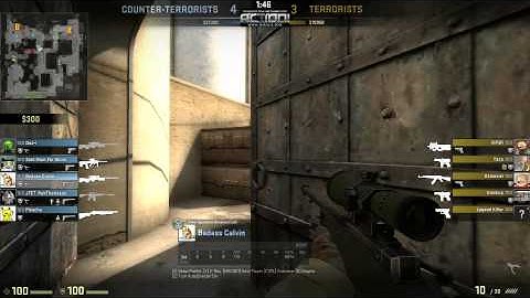 CS:GO Double AWP Headshot Wallbang + 2 AWP Kills