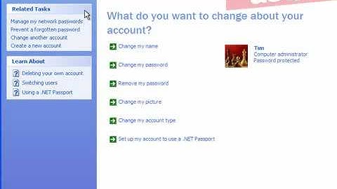 Introducing Windows XP User Accounts
