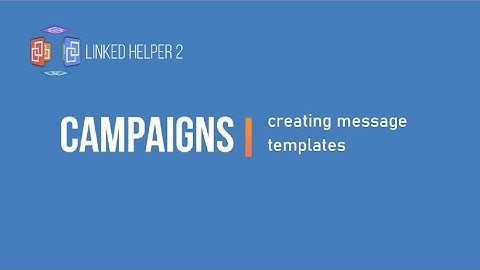 Creating message templates