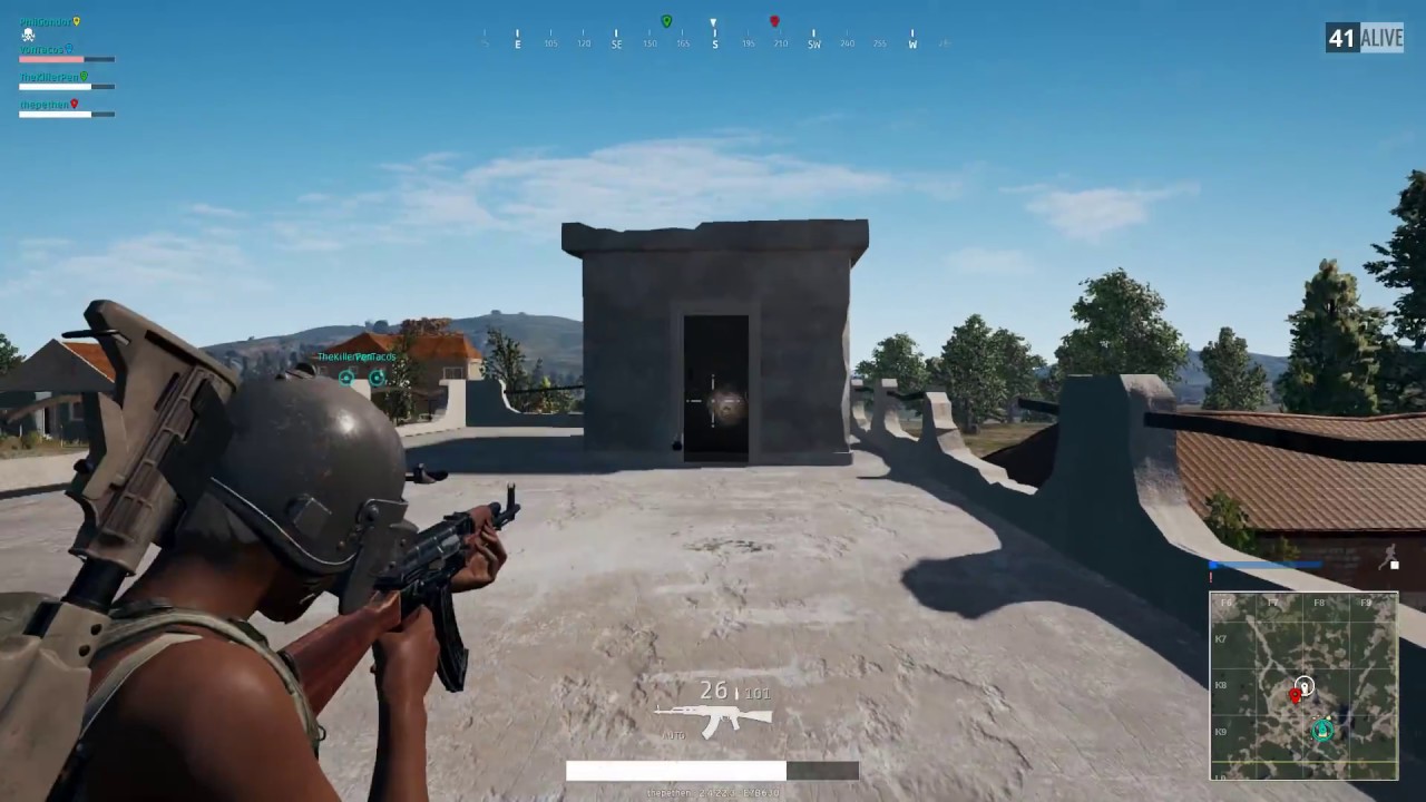 Video till Twitch spelar PlayerUnknown's Battlegrounds