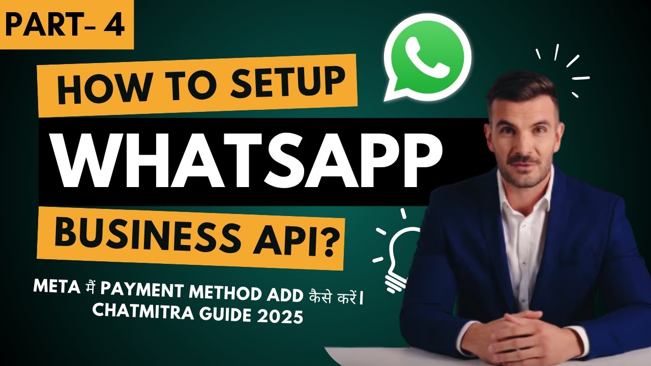 WhatsApp Business API Setup Part 4: Meta मैं Payment Method Add कैसे ...